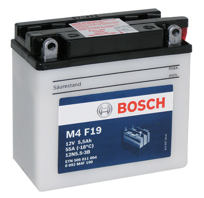 Аккумулятор Bosch M4 F19 5.5 а/ч, Bosch