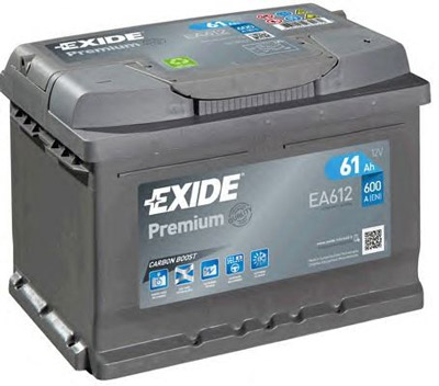 Аккумулятор Exide Premium EA612 61 А/ч, Exide