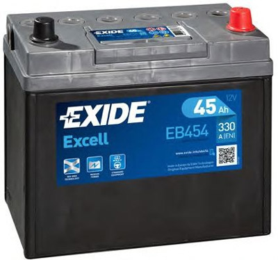 Аккумулятор Exide Excell EB454 45 а/ч, Exide