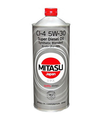 Моторное масло Mitasu SUPER DIESEL CI-4 5W-30 1л, Масла моторные