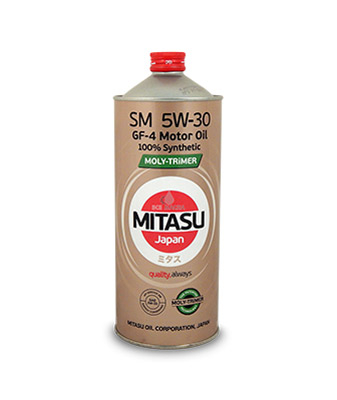 Моторное масло Mitasu MOLY-TRiMER SM 5W-30 1л, Масла моторные