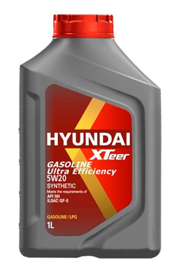 Масло моторное Hyundai Xteer Gasoline Ultra Efficiency 5W-20 1л, Масла моторные