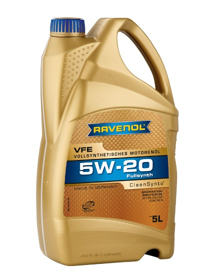 Моторное масло RAVENOL 4014835846067 VFE 5W-20 5л, Масла моторные