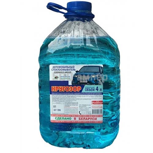 Стелоомывающая жидкость Кругозор -25С OM254 4л, Жидкости для омывателя стекла