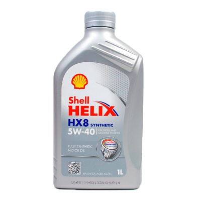 Масло моторное Shell HX8 Synthetic 5W40 1л 550040424, Масла моторные